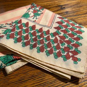 Fem Italian Grape Print Scarf